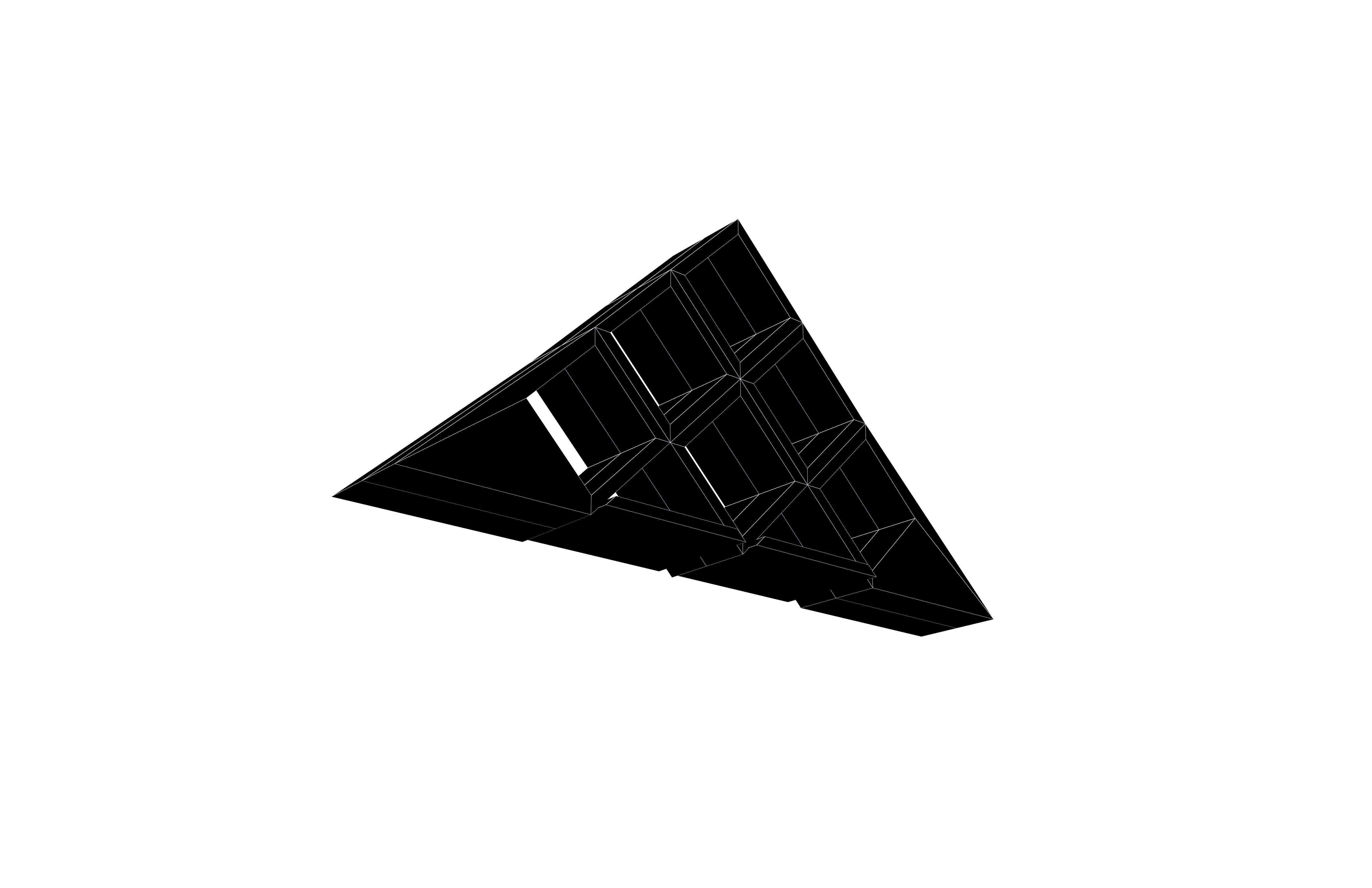 Modular Wooden Shelf v1 001 Low-poly 3D model_7