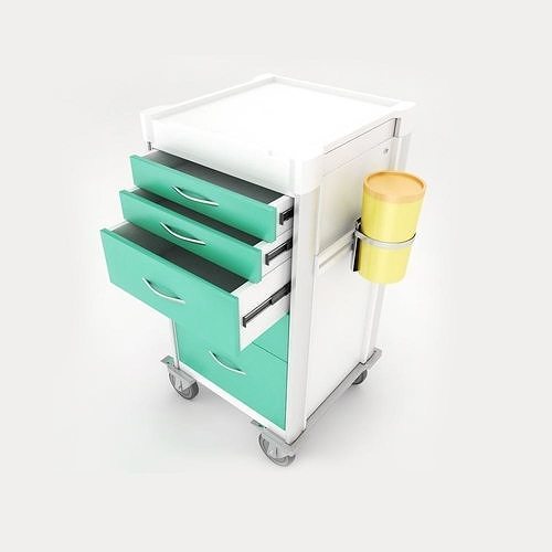 Medical equipment trolley 3d model 3D model