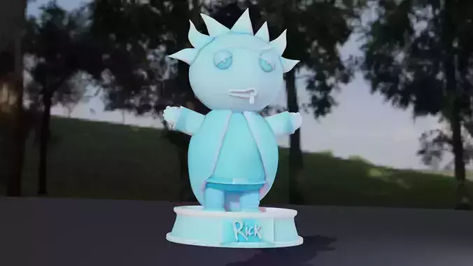 Fat Rick 3D print model