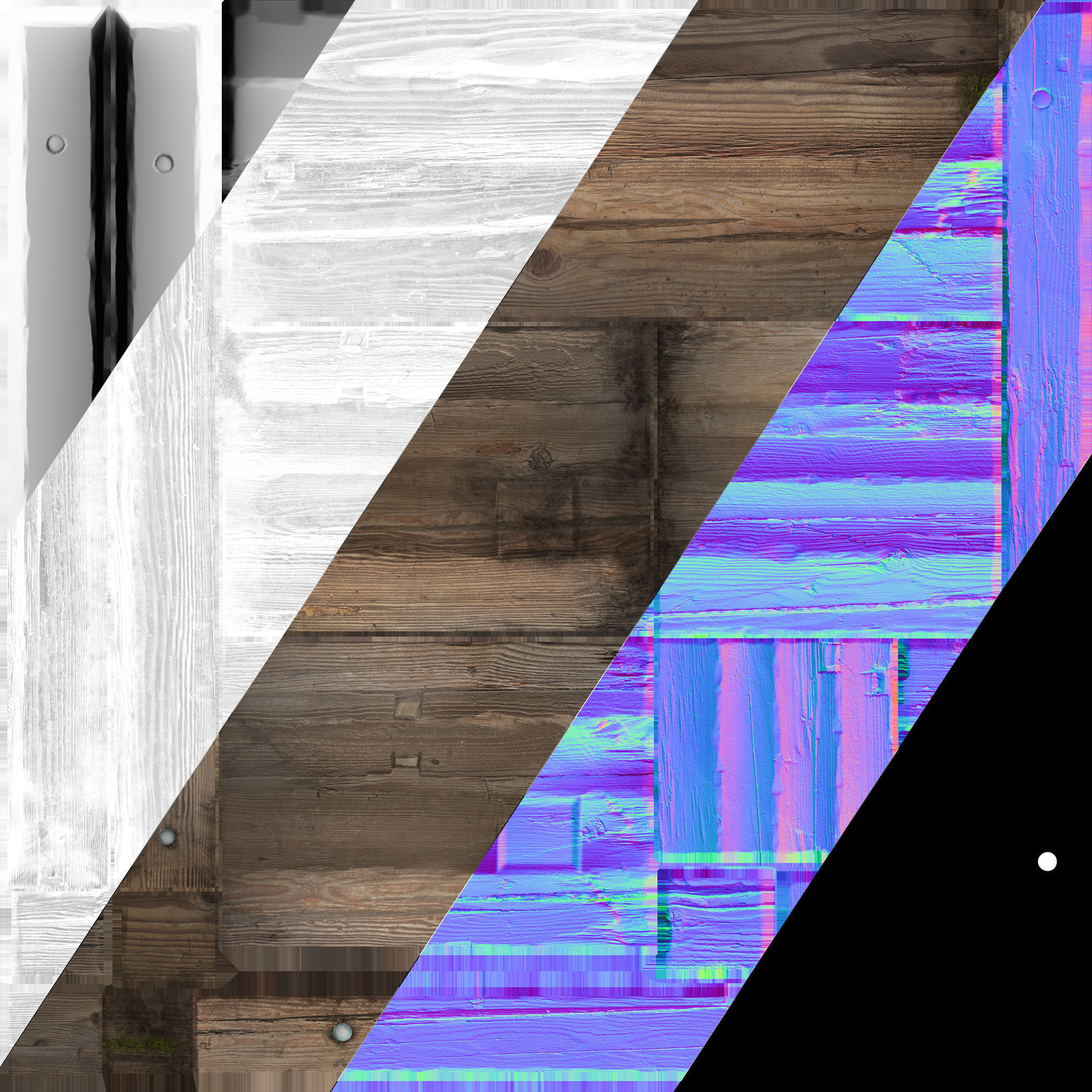 Sawmill and Lumberjack Set Low-poly 3D model_49