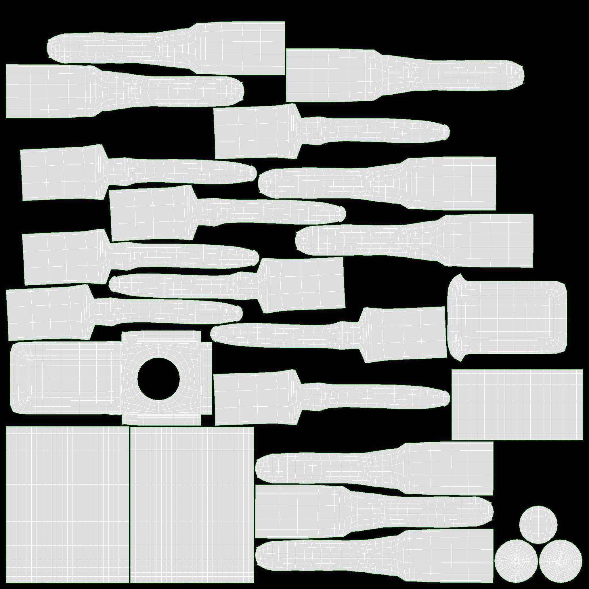 Extension cord reel with sockets 02 3D model_10