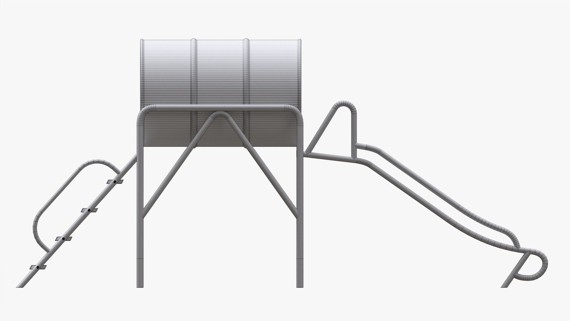 Playground barrel slide 02 3D model_15