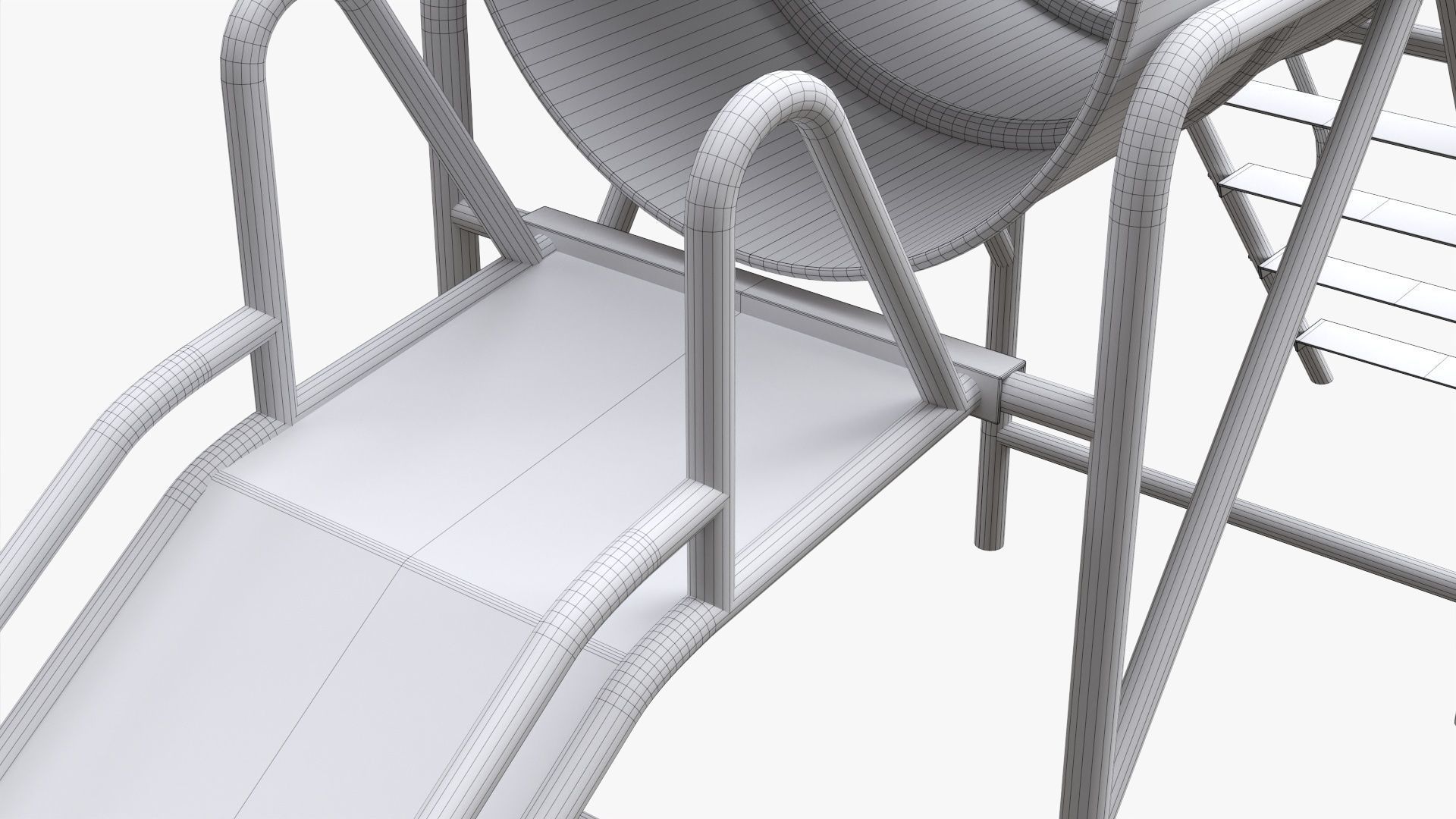 Playground barrel slide 02 3D model_13