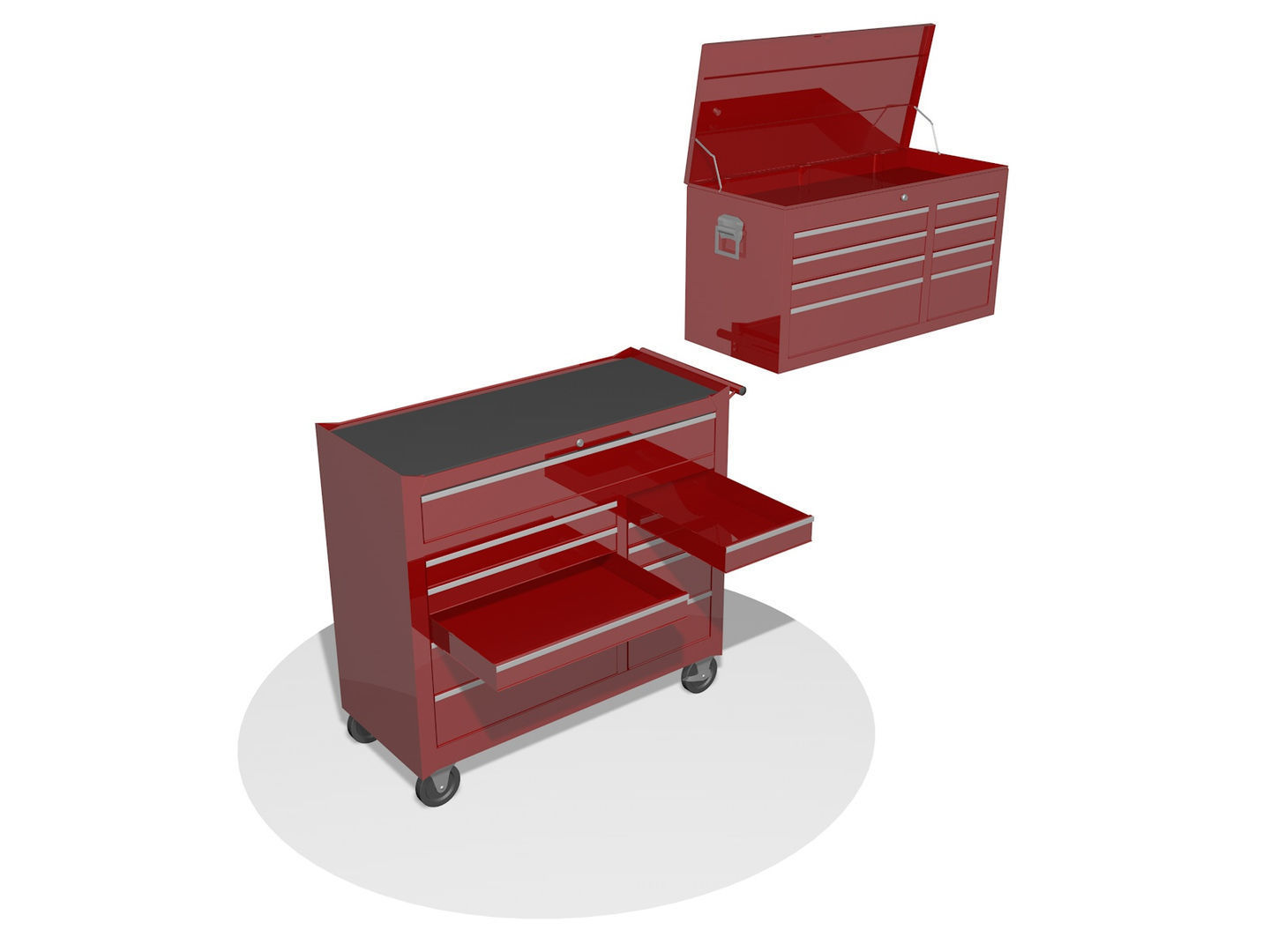 Garage cabinet R5 3D model_2