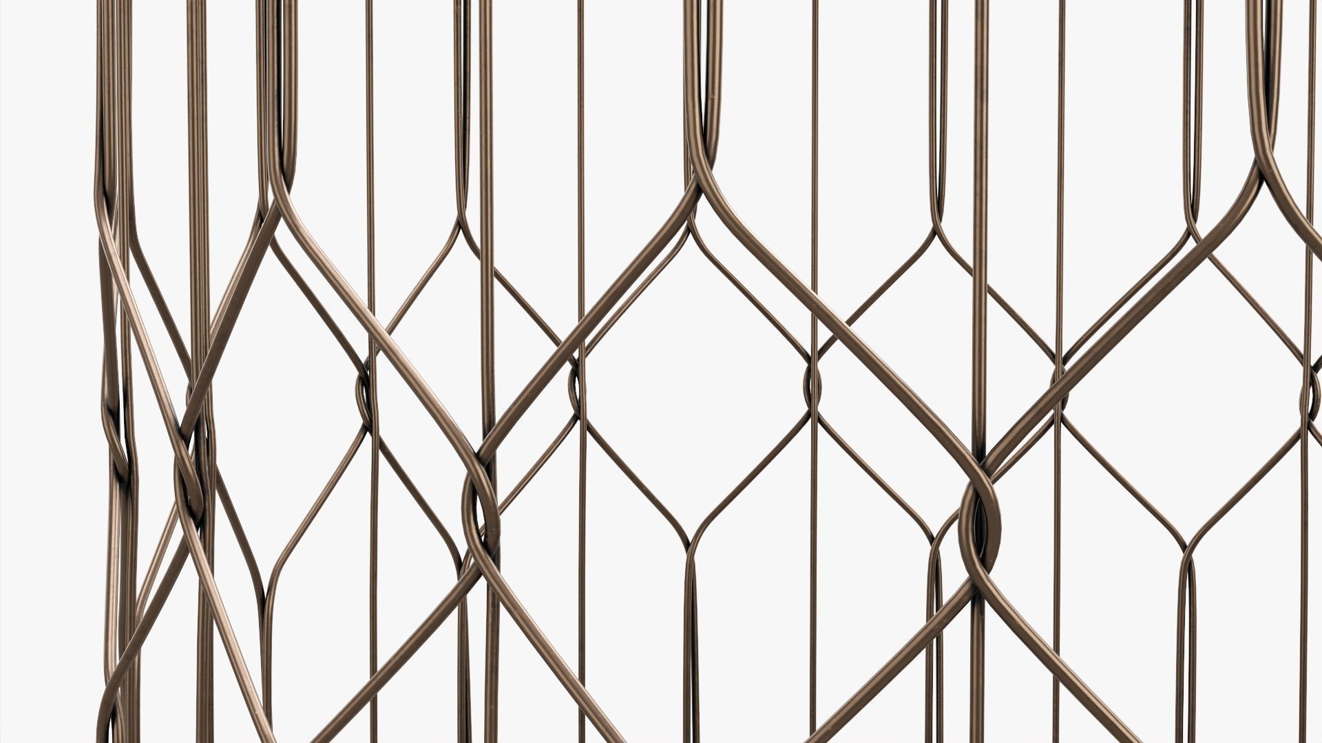 Bird Cage Victorian Style 3D model_3