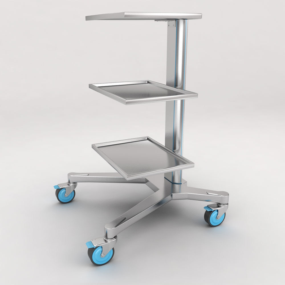 Medical trolley 3d model 3D model_1