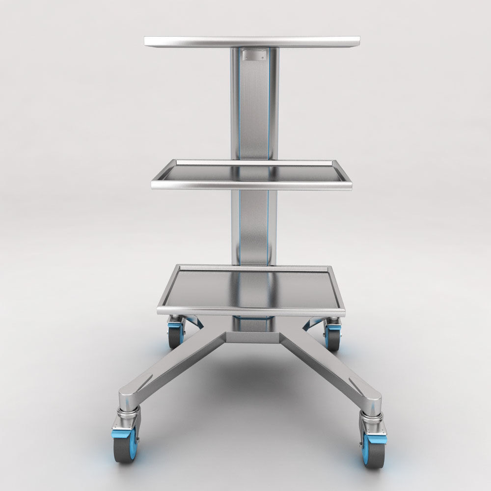 Medical trolley 3d model 3D model_2