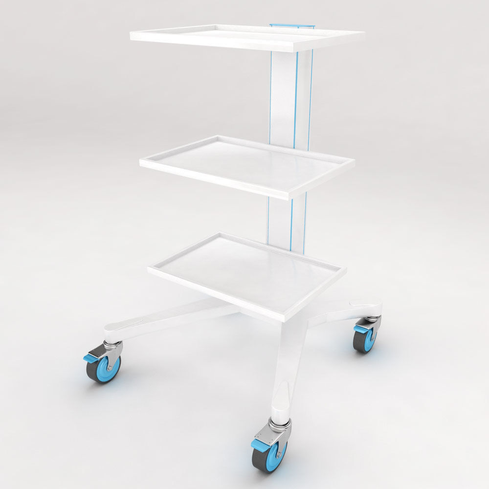 Medical trolley 3d model 3D model_4