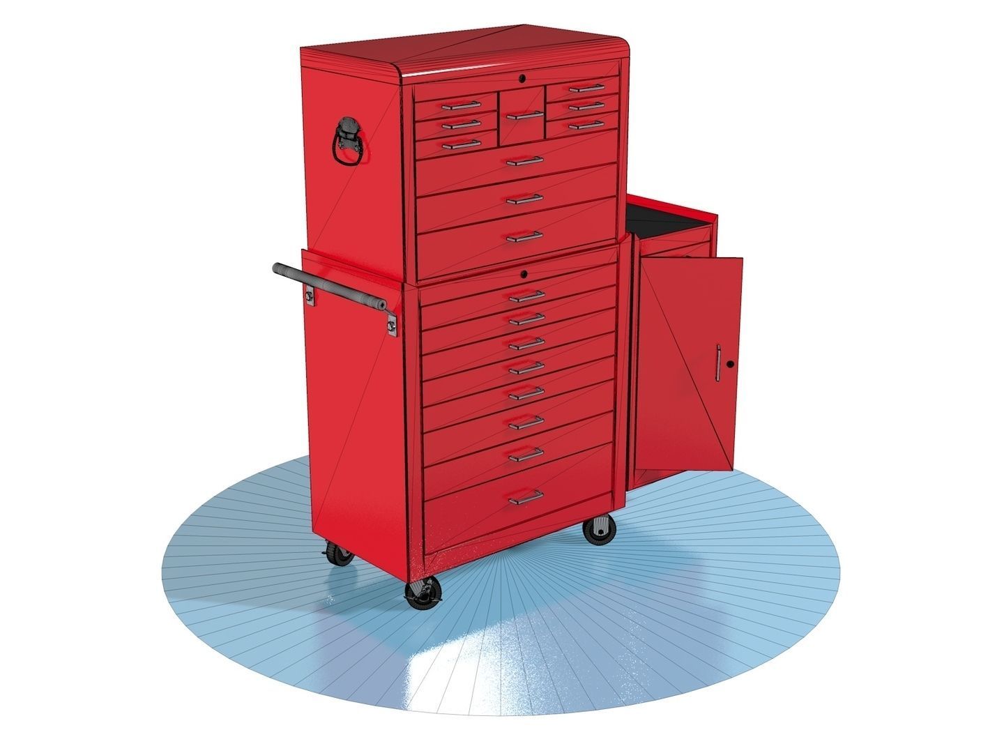 Tool cabinet R2 3D model_9