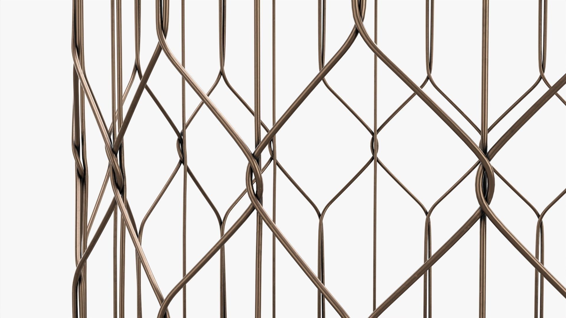 Bird Cage with stand Victorian Style  3D model_3