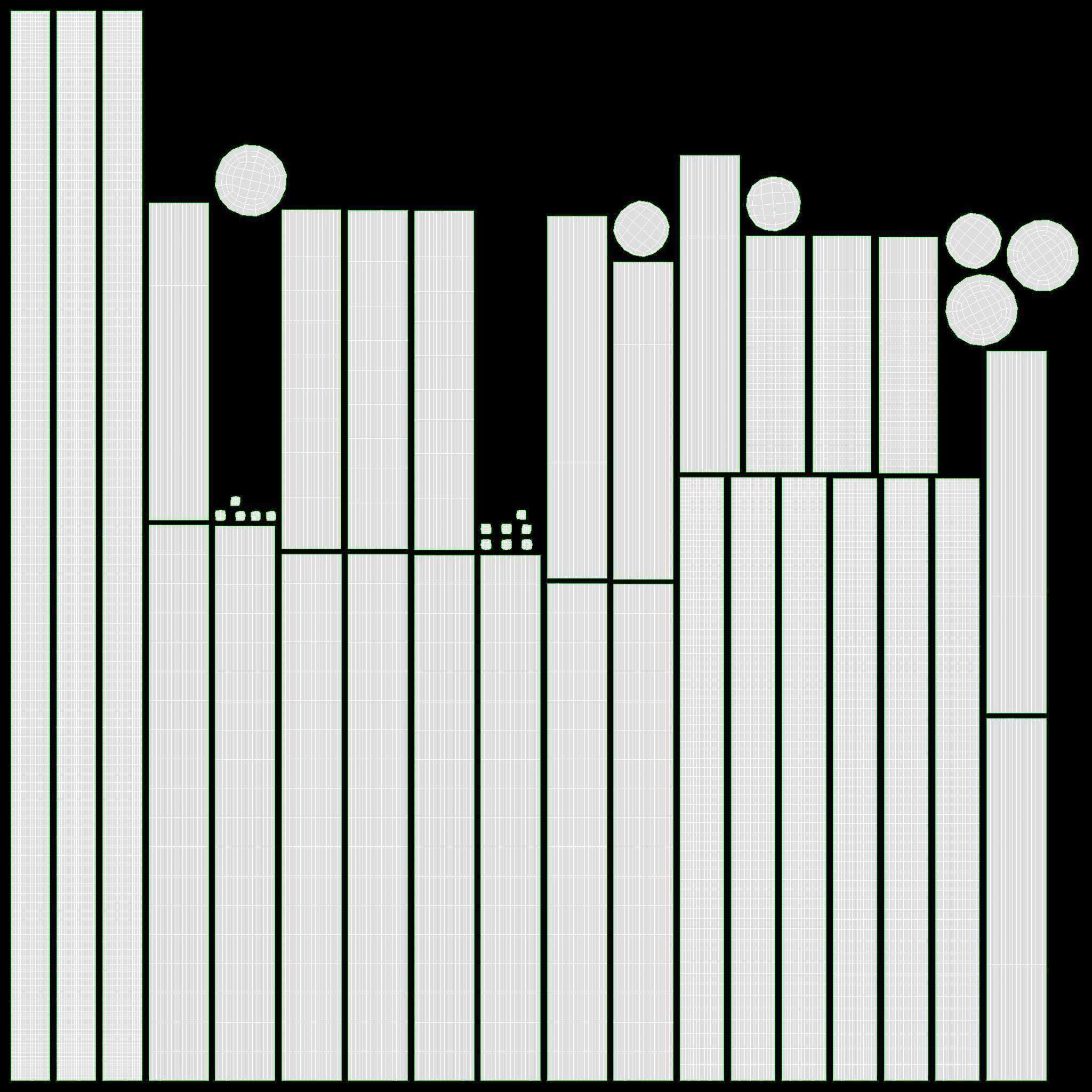 Bird Cage with stand Victorian Style  3D model_15