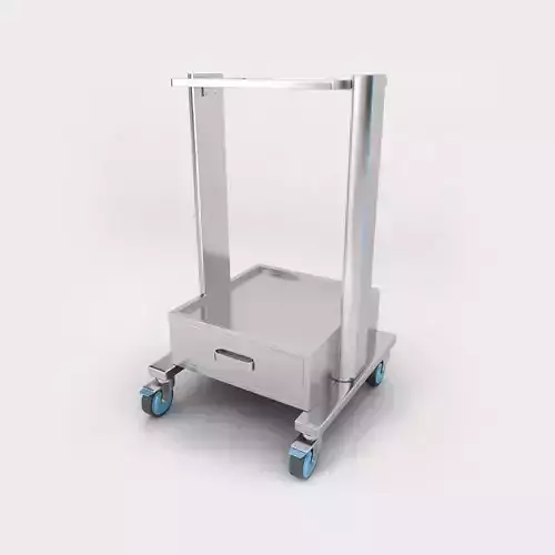Medical equipment trolley 3d model 3D model