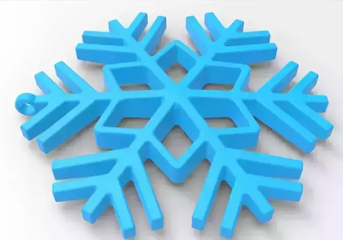 Snowflake 03 3D print model