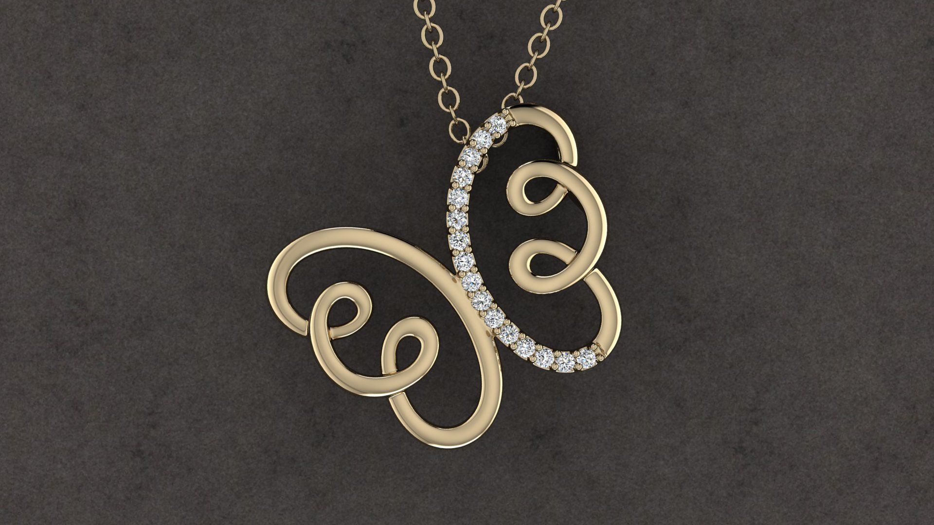 Jewelry Pendant 3D print model_13