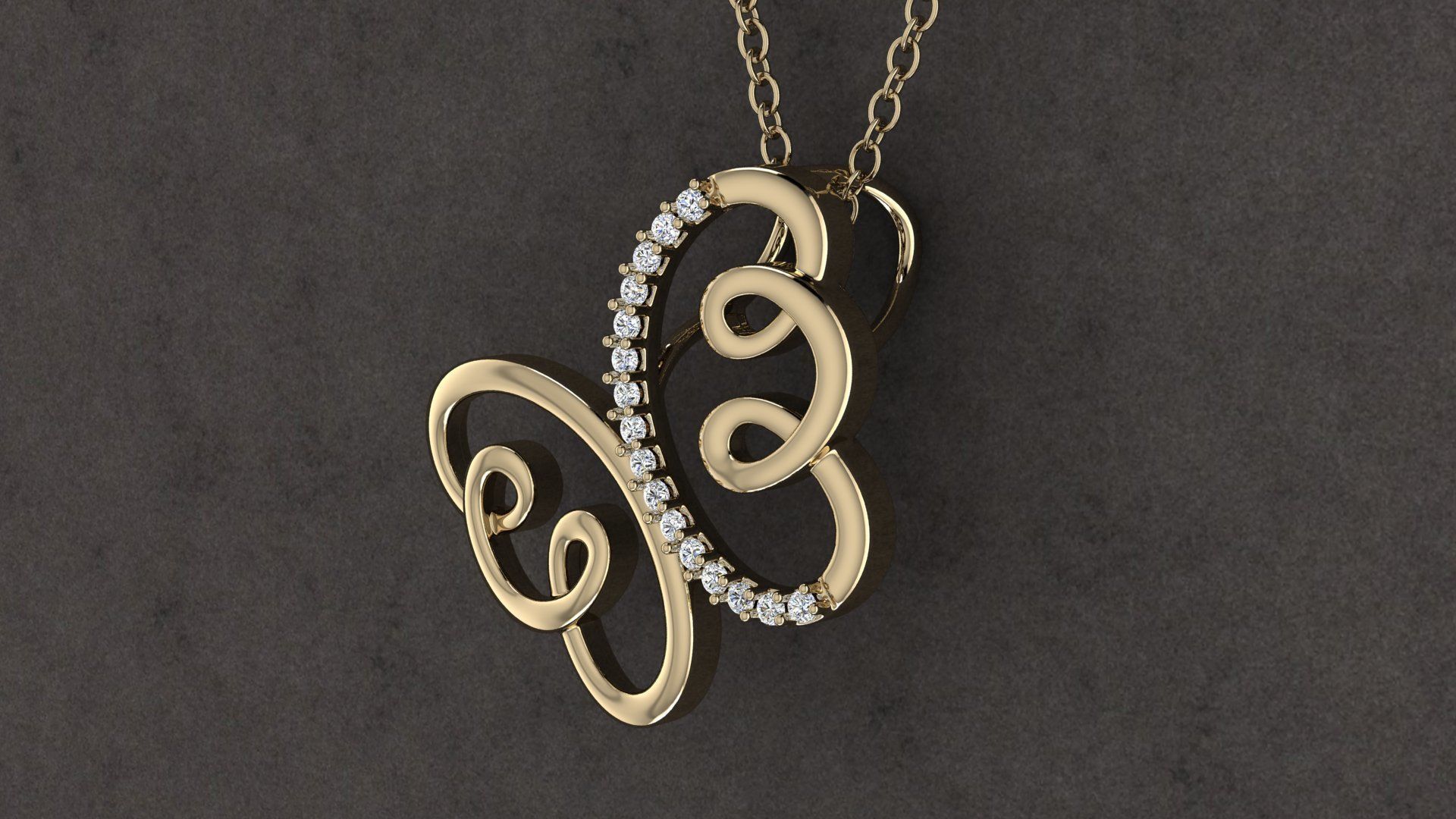 Jewelry Pendant 3D print model_4