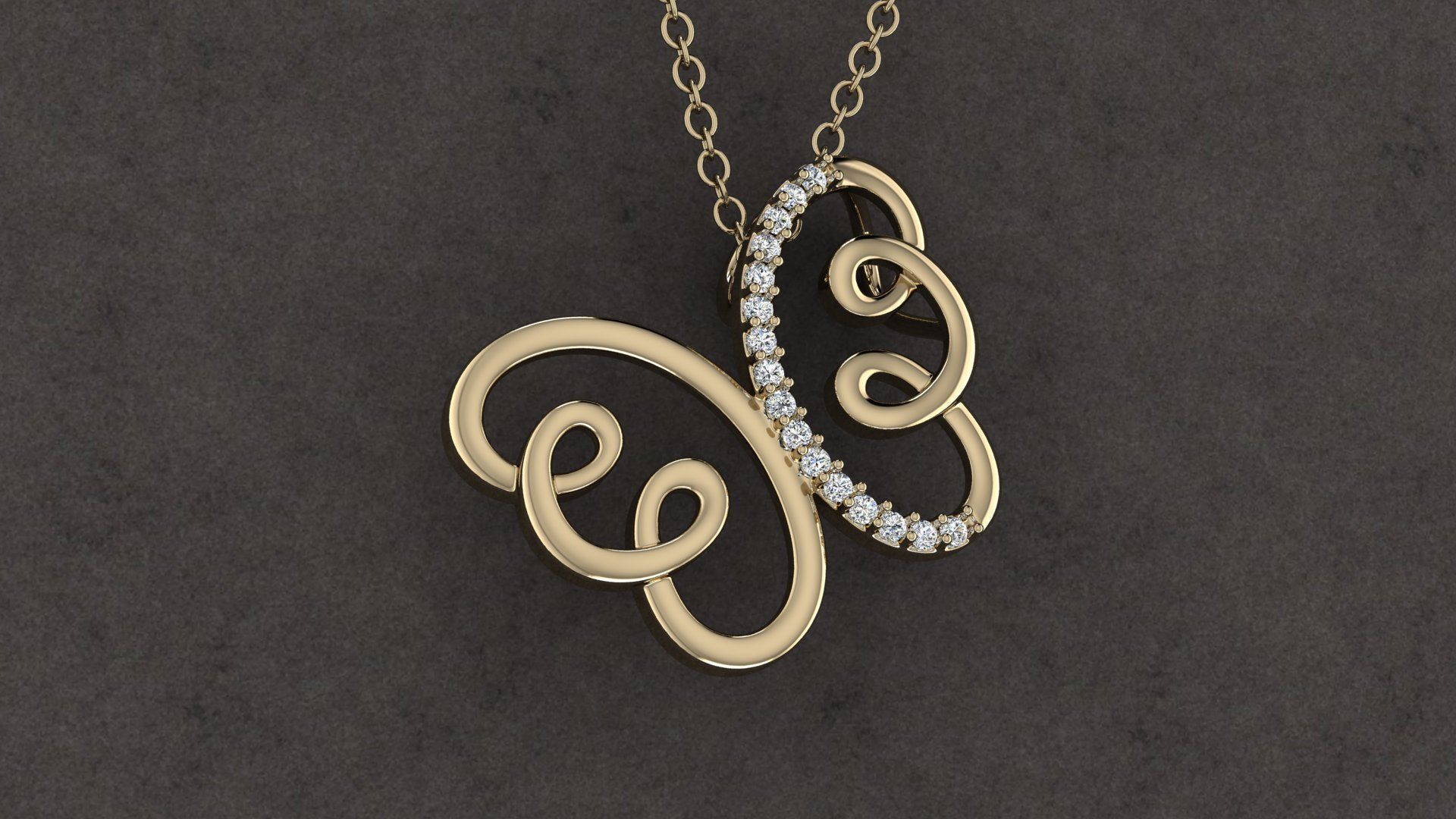 Jewelry Pendant 3D print model_14