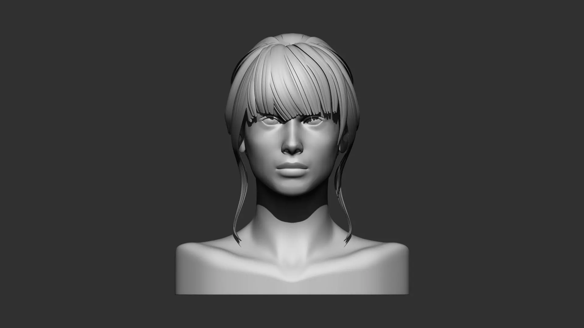 female face 3d print 3D model