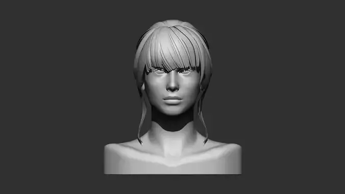 female face 3d print