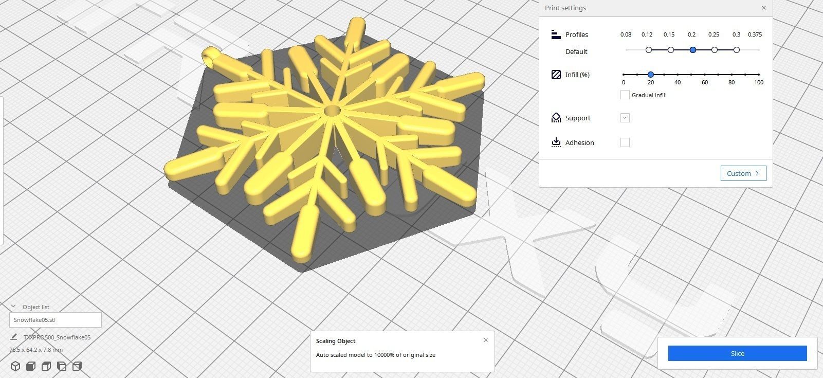 Snowflake 05 3D print model_11