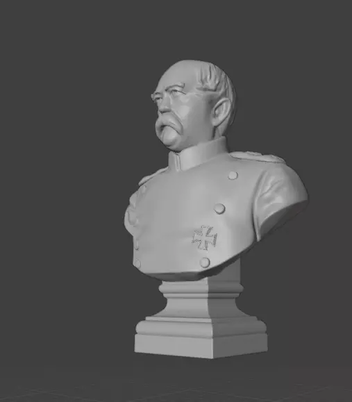 Otto von Bismarck 3D print model_7