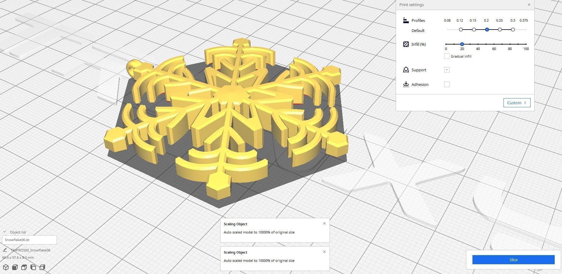 Snowflake 06 3D print model_13