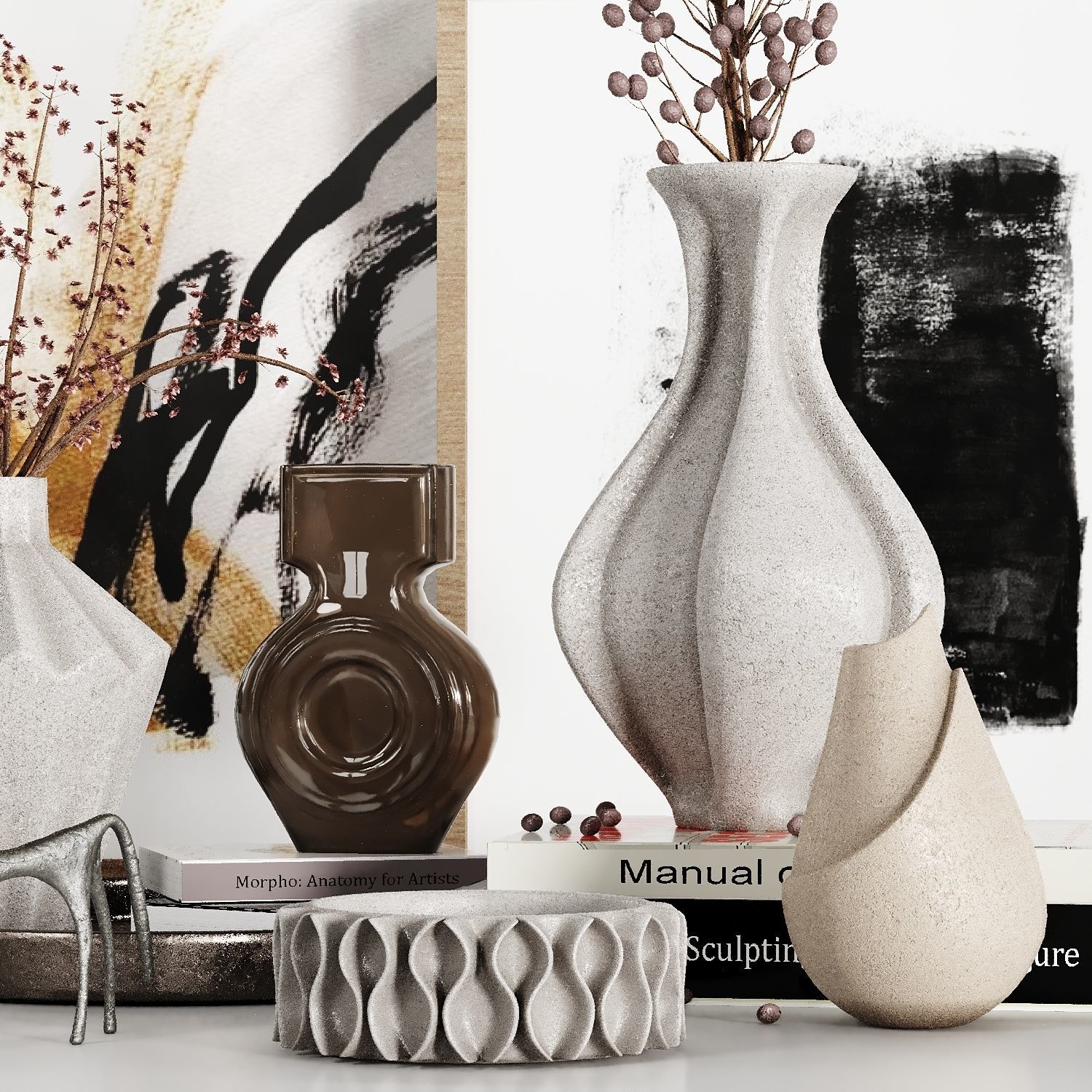 Decorative Set 14 3D model_3