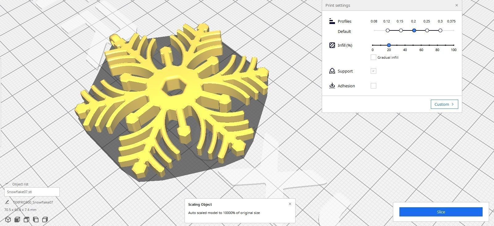 Snowflake 07 3D print model_15