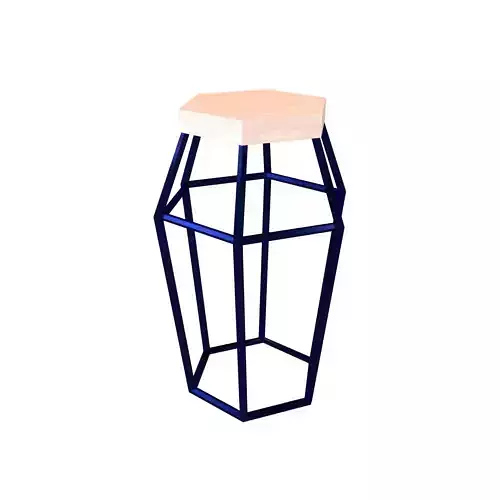 Hexagonal Bar Chair V1 001