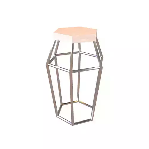 Hexagonal Bar Chair V1 002