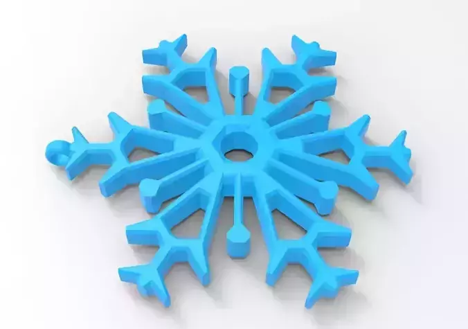 Snowflake 08 3D print model