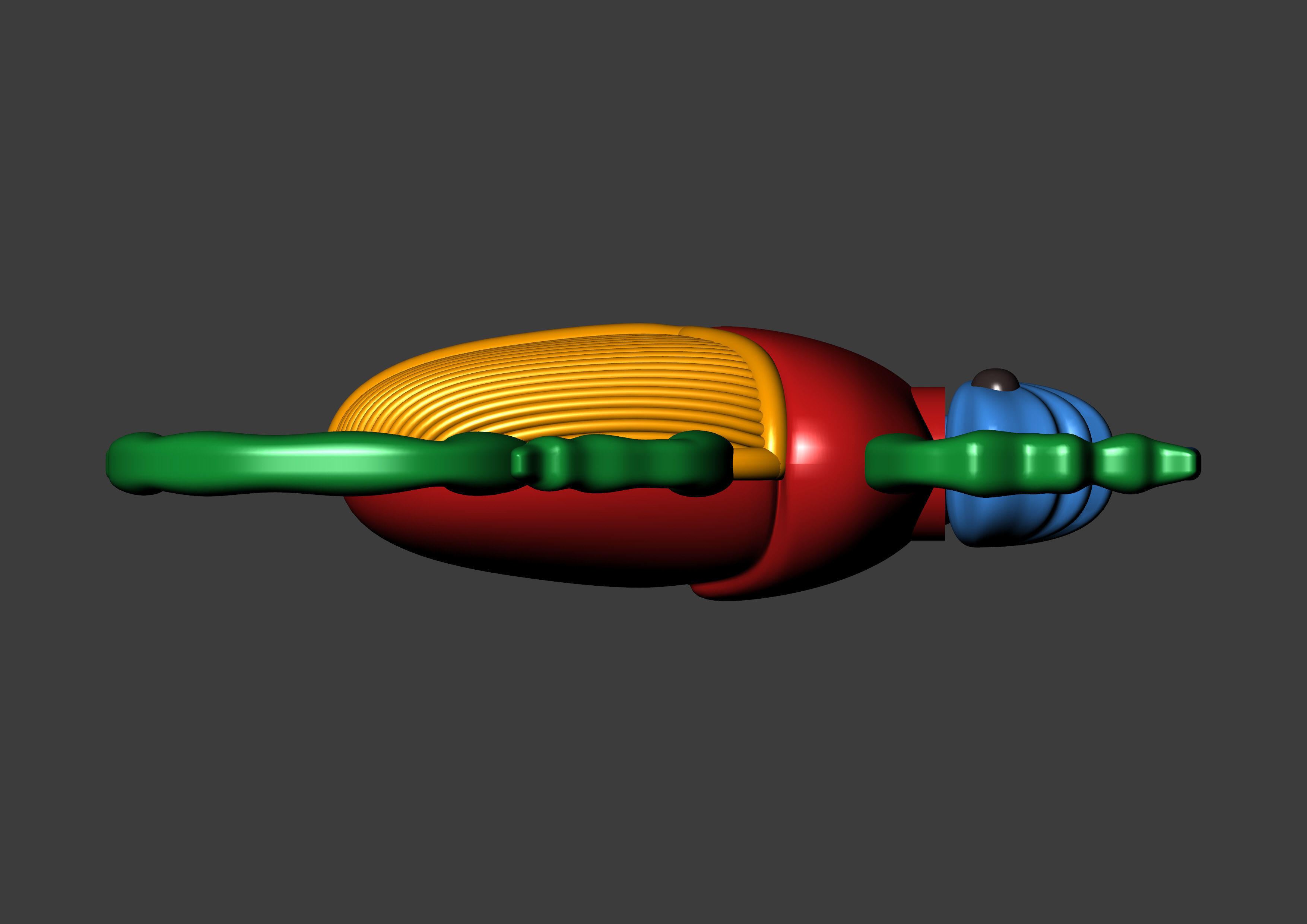 The Scarab Beetle Perfume Bottle Pendant 3D print model_26