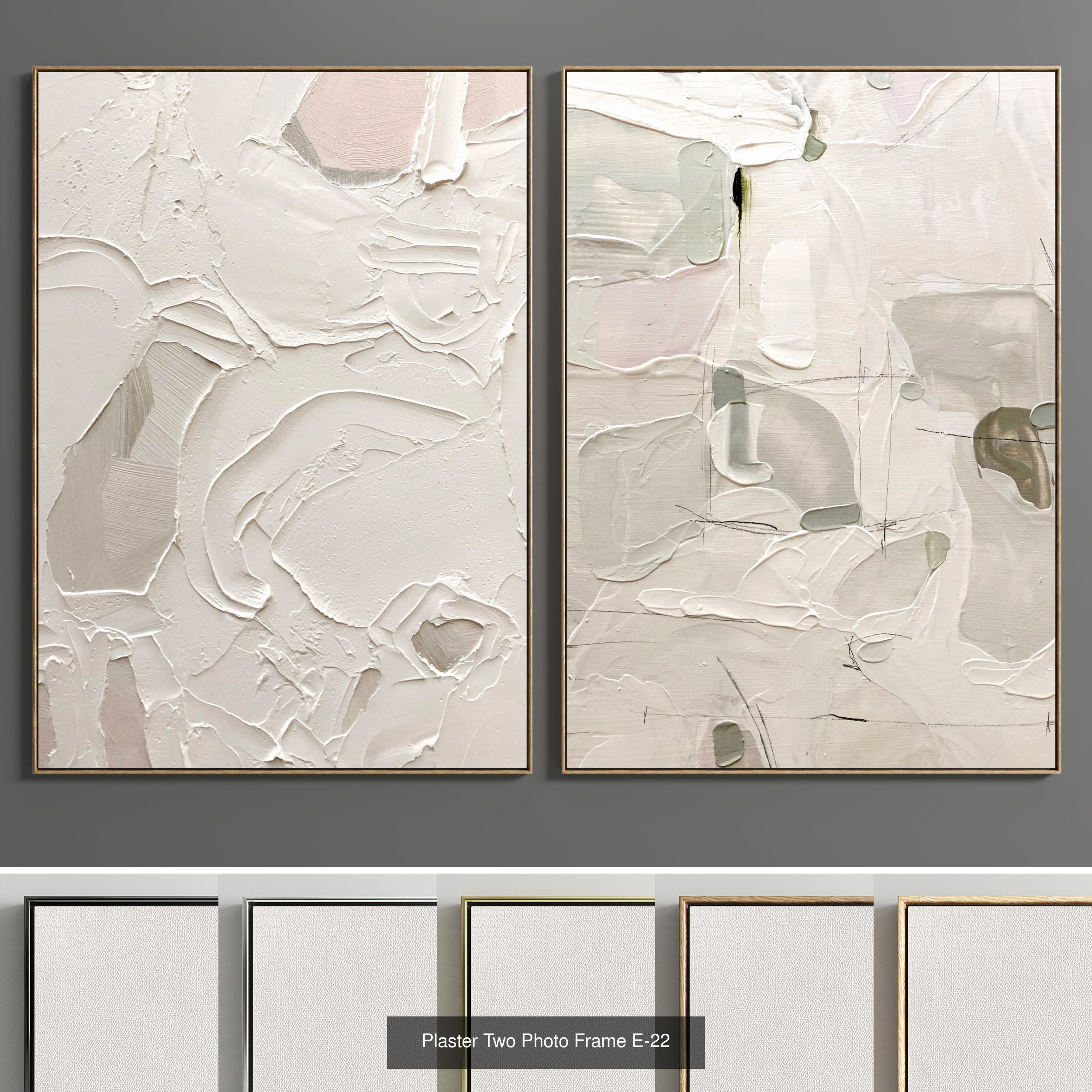 Plaster Photo Frame Collections 4 _2