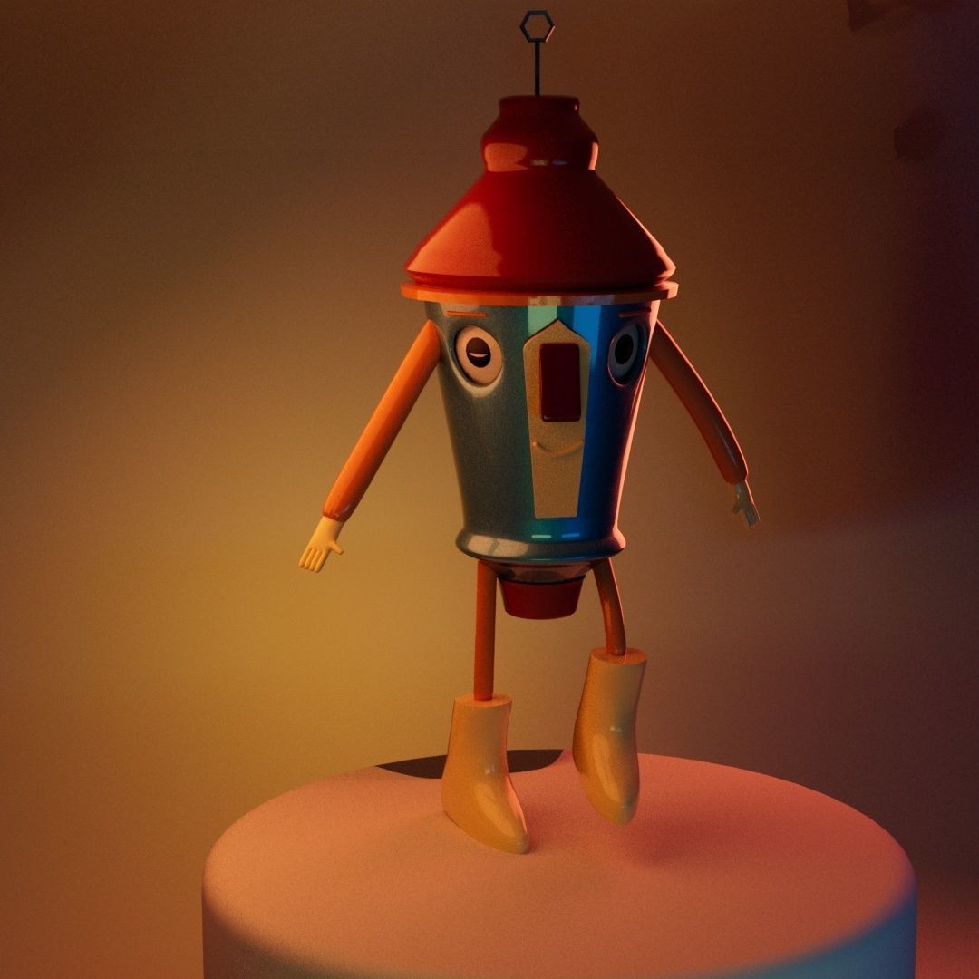 Falantas V2 Low-poly 3D model_2