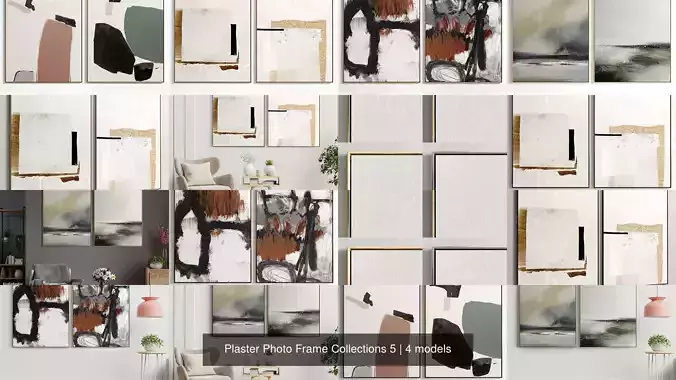 Plaster Photo Frame Collections 5