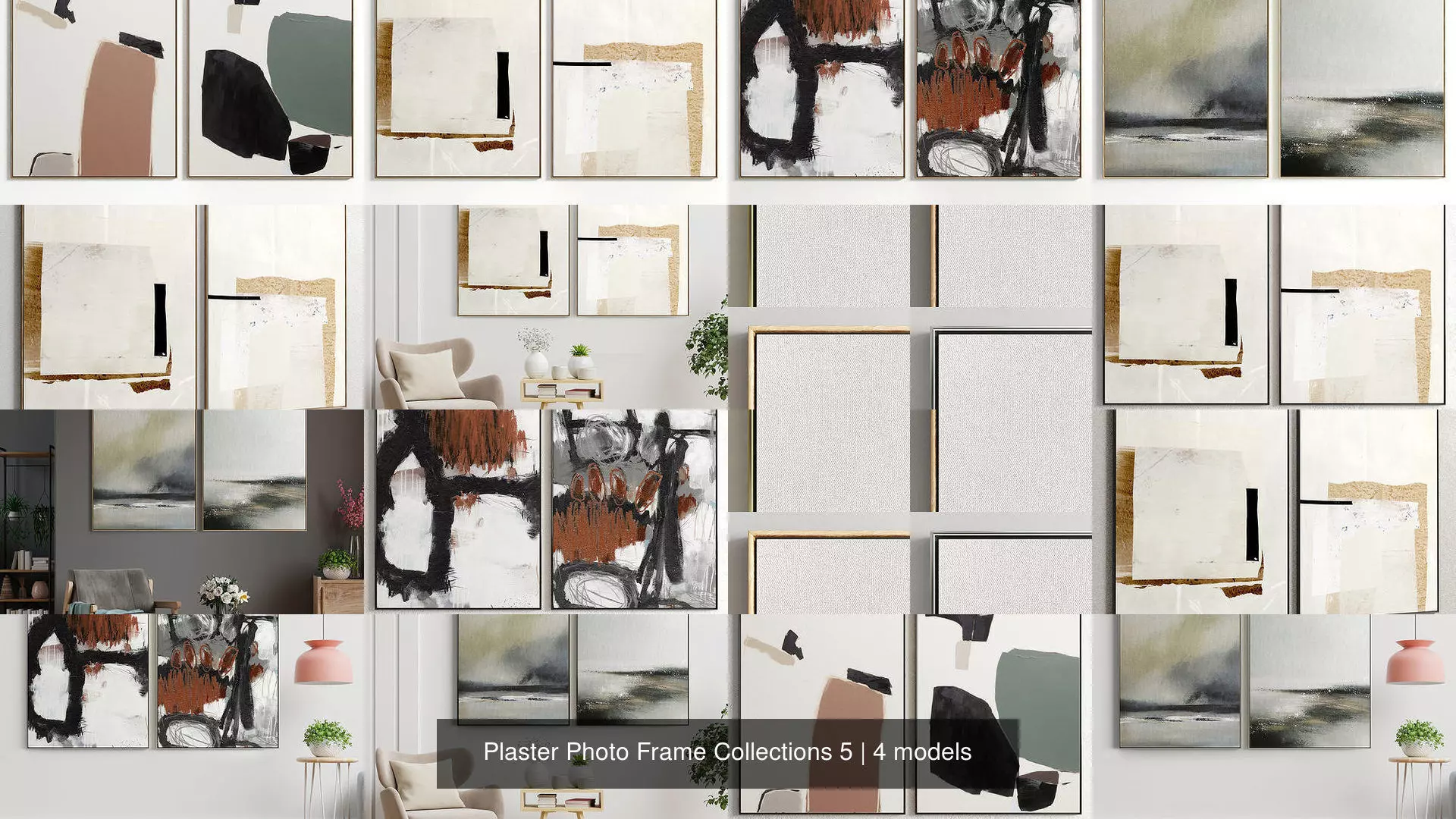 Plaster Photo Frame Collections 5 _1