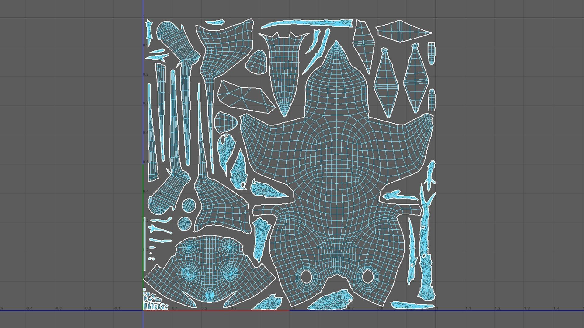 Gorky The Anxious Dog Low-poly 3D model_7