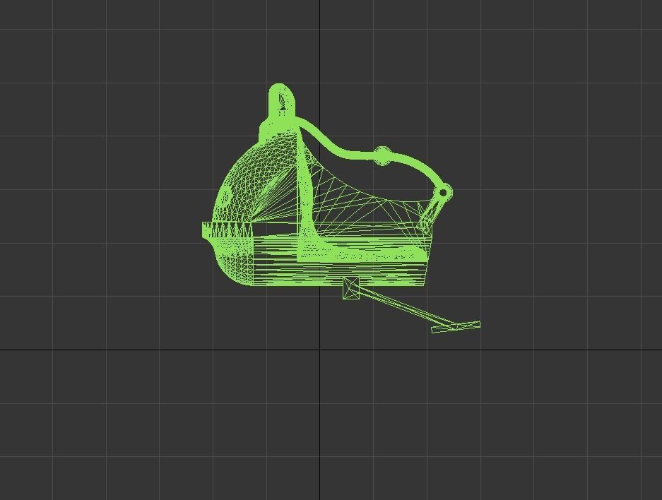 Funfair ride carriage seat theme park seat Fairground 3D print model_1