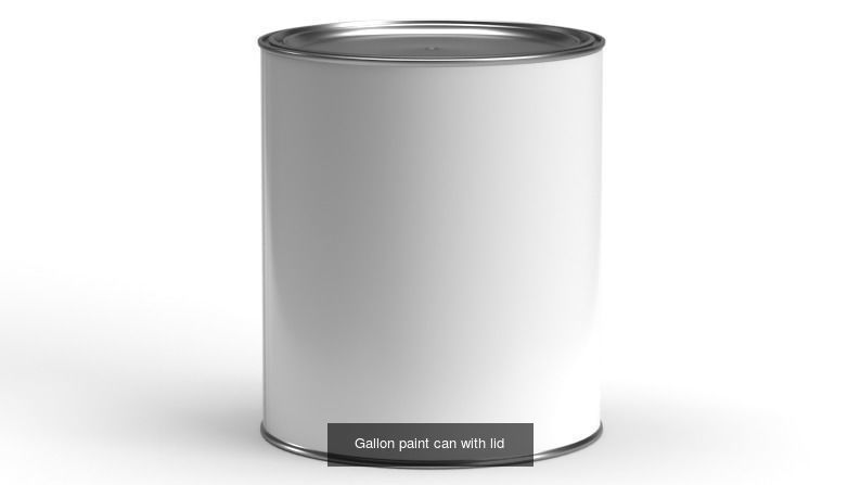 Paint cans with lid 3D Model Collection_6