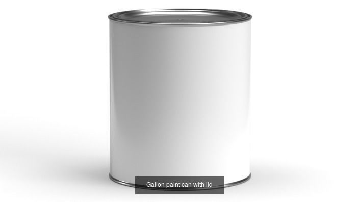 Paint cans with lid 3D Model Collection_12