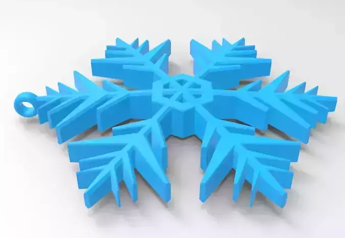 Snowflake 09 3D print model