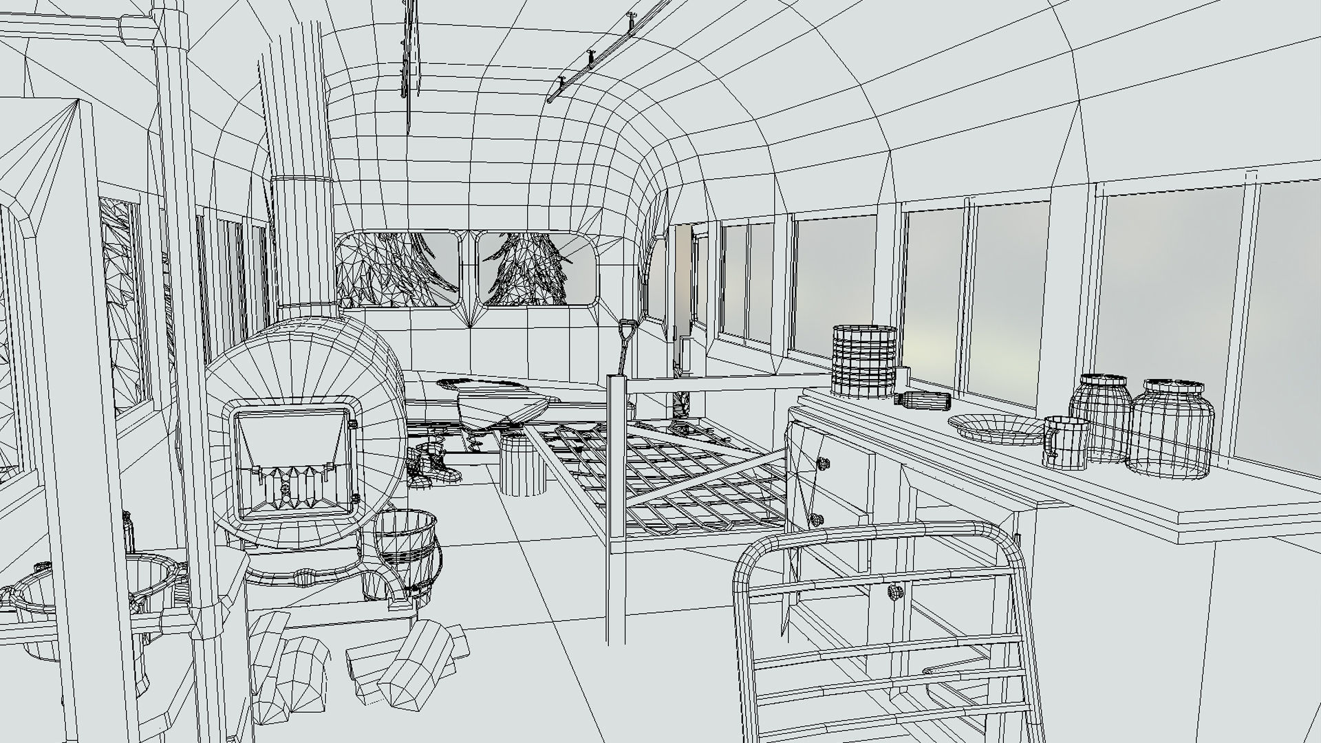 Into The Wild Scene Low-poly 3D model_7