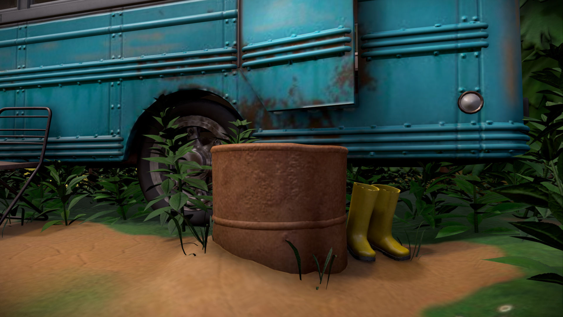 Into The Wild Scene Low-poly 3D model_3