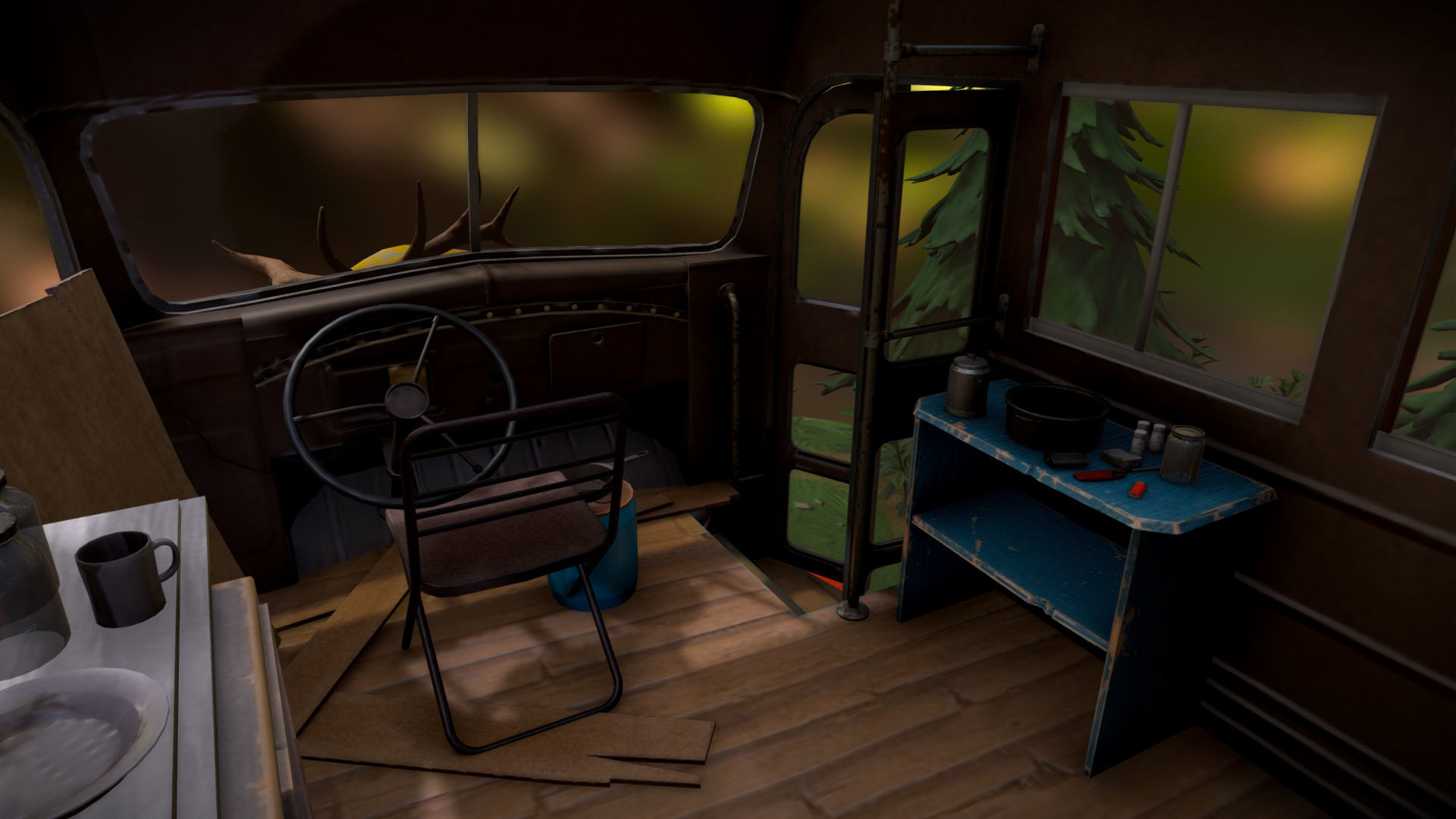 Into The Wild Scene Low-poly 3D model_4