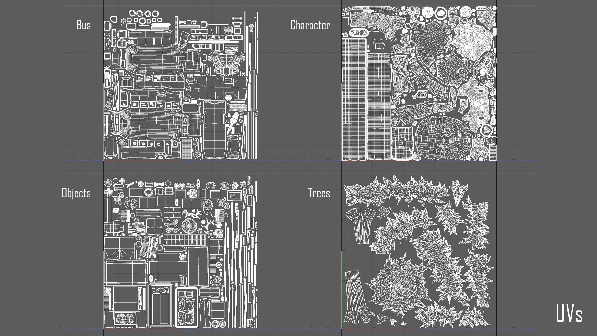 Into The Wild Scene Low-poly 3D model_8