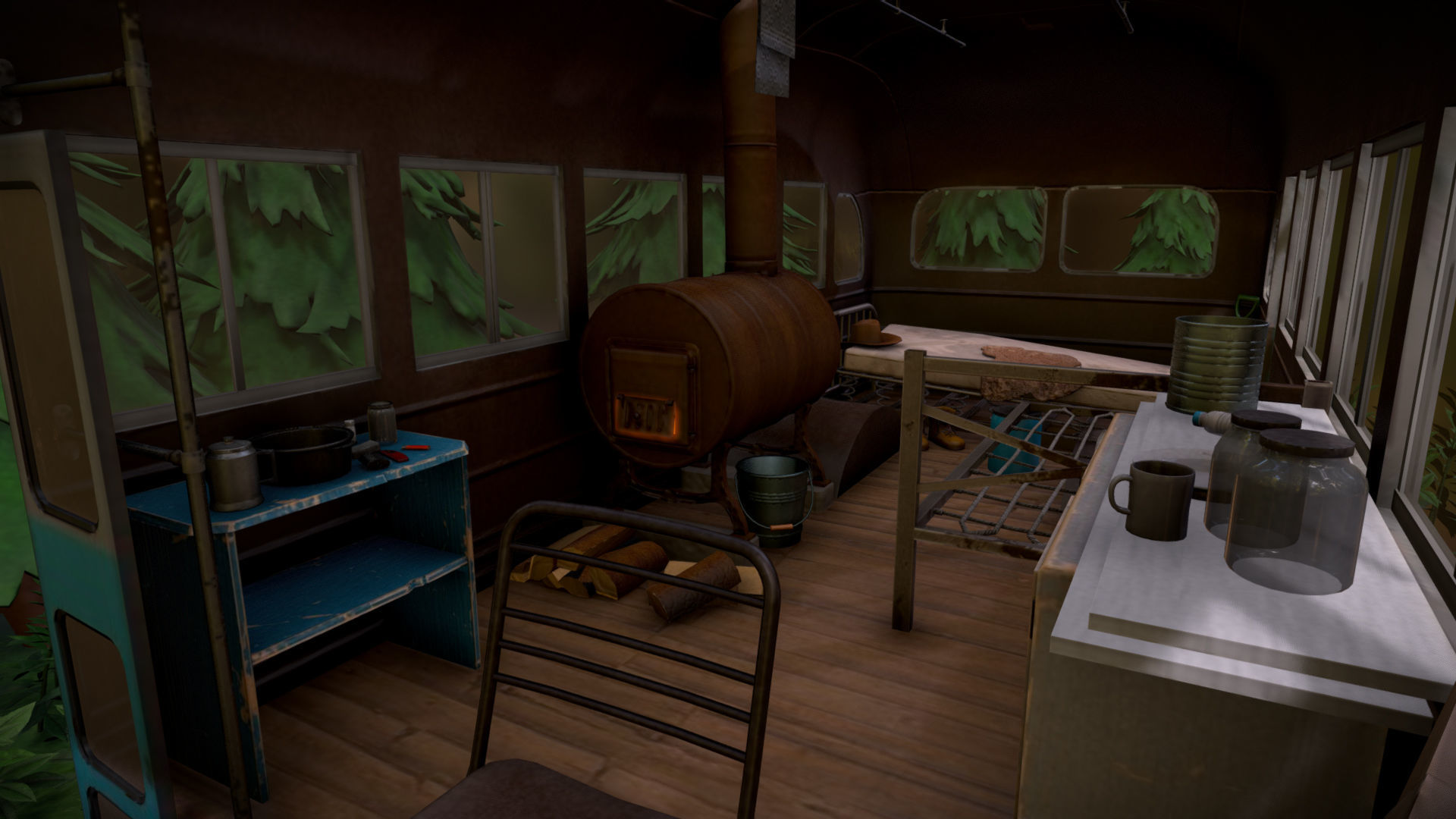 Into The Wild Scene Low-poly 3D model_5