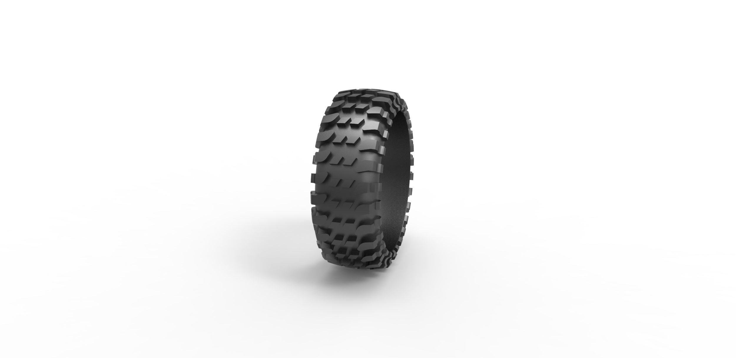 Rock bouncer Super Swamper tire Ring 3D print model_2