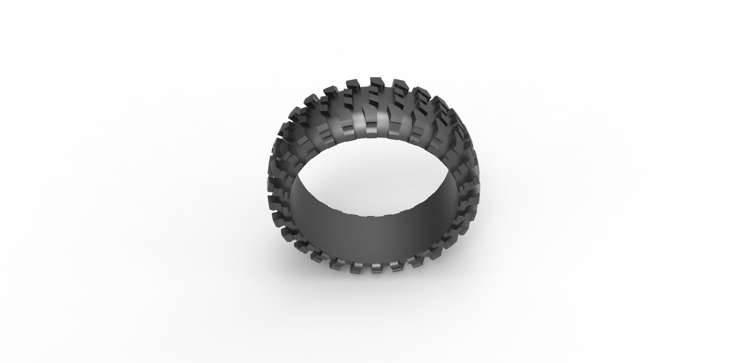 Rock bouncer Super Swamper tire Ring 3D print model_5