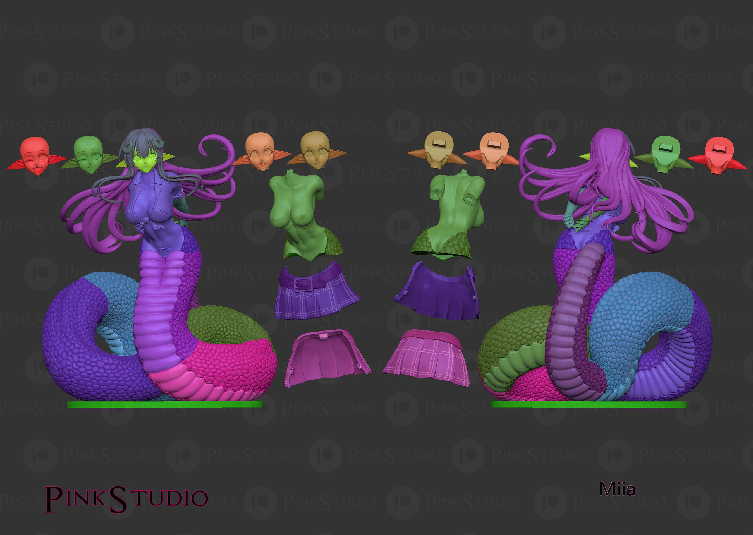 Monster Musume - Miia 3D print model_10