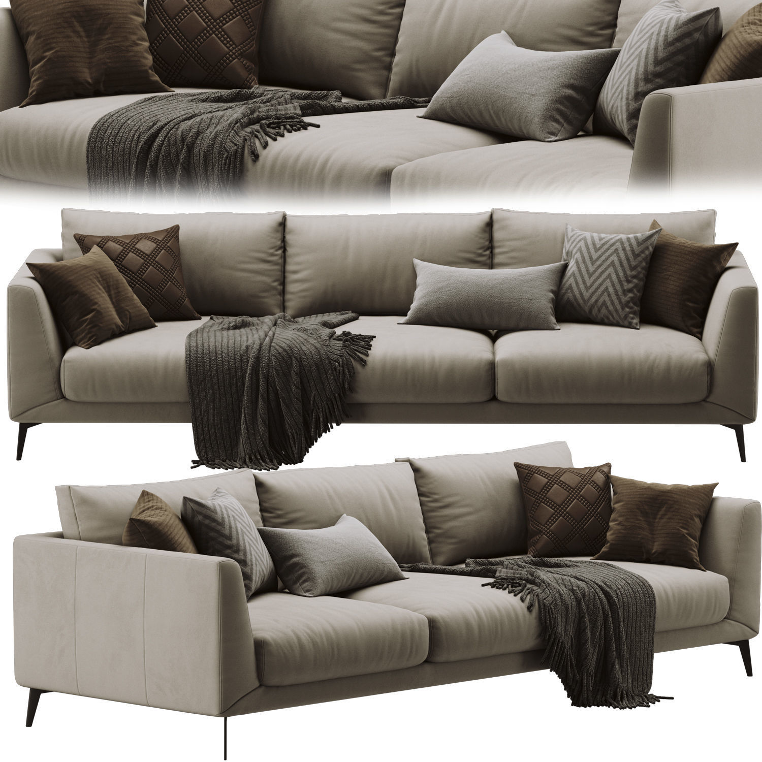 BoConcept Fargo Sofa 3D model_10