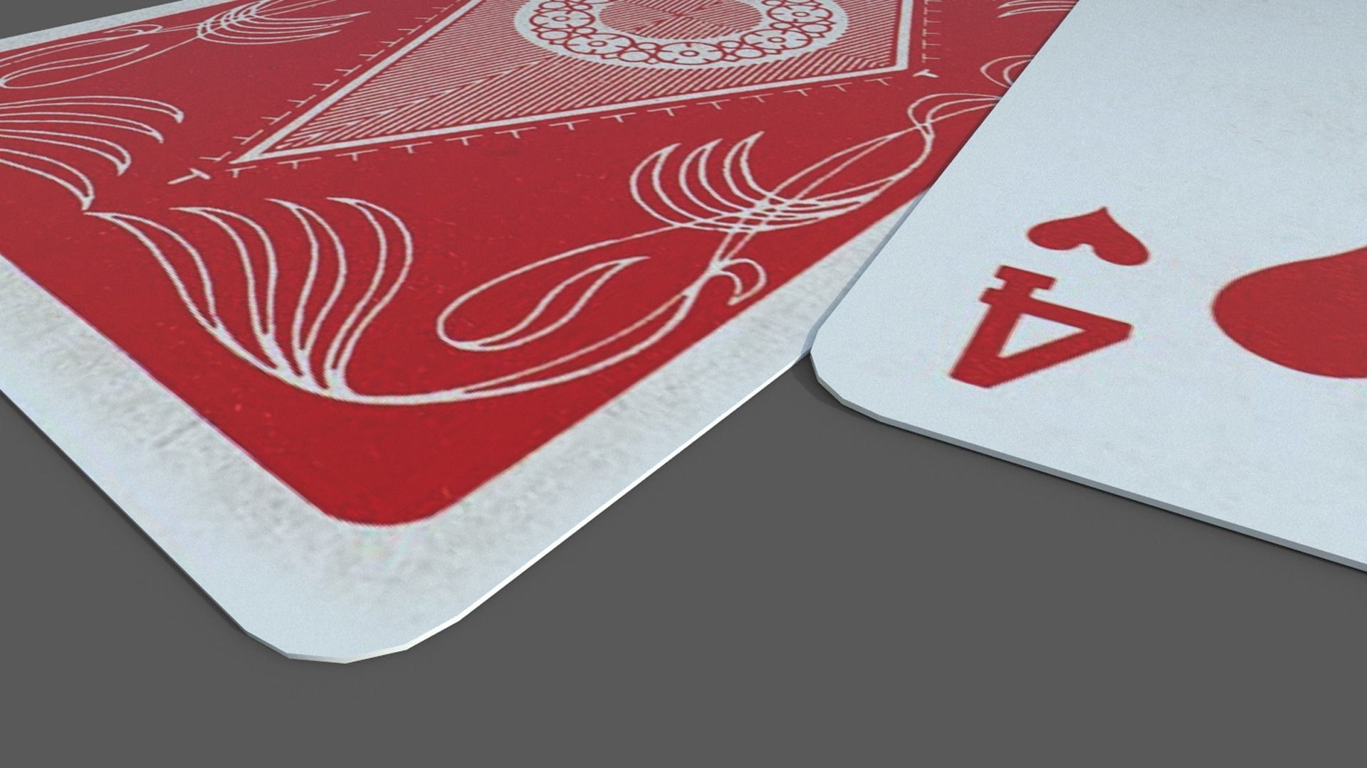 3D Dutch Playing Cards Low-poly 3D model_5